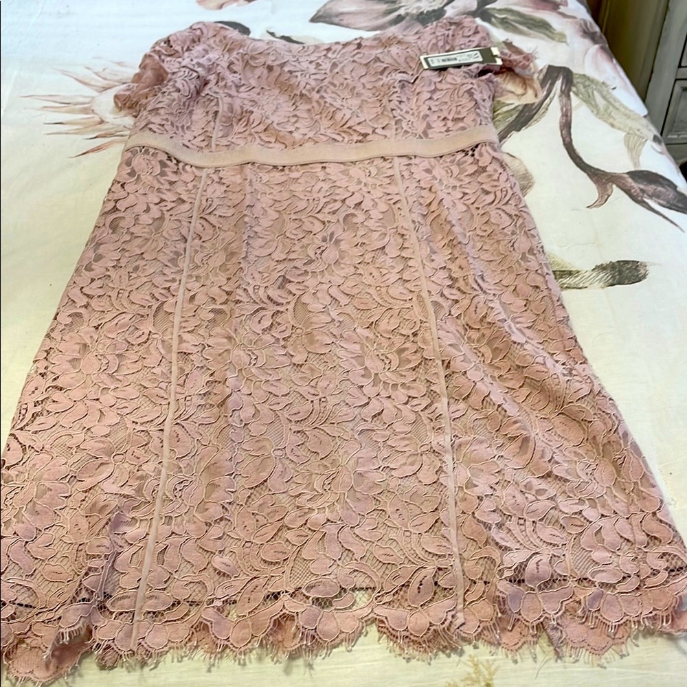 NY&C Lavender Lace Dress